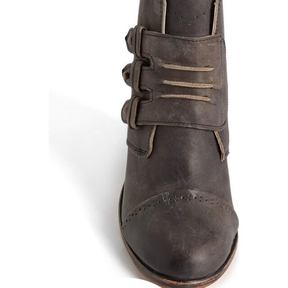 Freebird By Steve Madden Mocha Boho Booties Boots - Picture 4 of 5